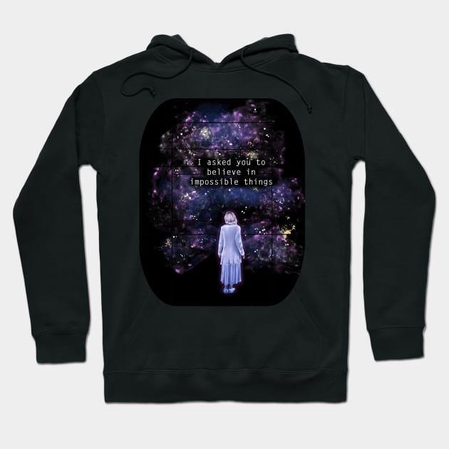 The OA "I asked you to believe in impossible things" Hoodie by WoodlandElm